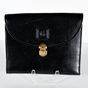 H. Stern Brazilian Black Leather Wallet
